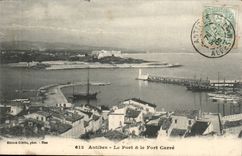 Antibes CPA the port and the strong one squares