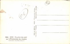 Netter CPA Sonnenuntergang auf dem Weg von Englisch