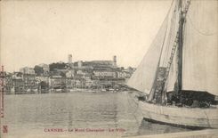 Cannes CPA the mount Knight the city