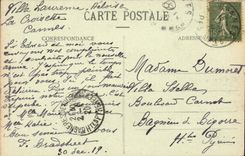 Cannes CPA Boulevard of the Small cross gulls and CArlton