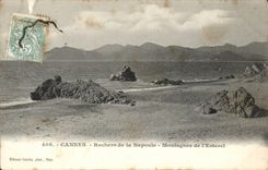 Cannes CPA Rocks of Napoule Mountains of Esterel