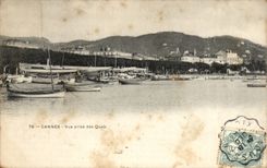 Cannes CPA Seen from of the quays