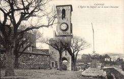 Cannes CPA the church of Suquet on the Mount Knight