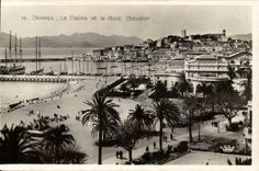 Cannes CPA the casino and the mount Knight