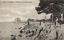 Cannes CPA Castle Island St Honorat