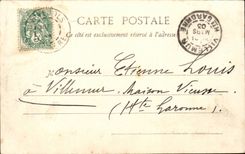 Cannes CPA Boulevard of the small cross