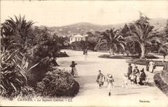 Cannes - the Carnot Public garden - CPA