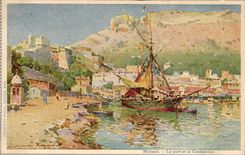 Peintures et Tableaux - impressionisme - bateau - Cote d'Azur - CPA 