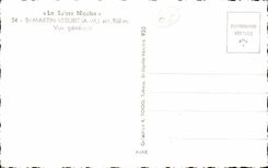 Saint Martin Vesubie - alt 960 - View - Switzerland Nicoise - CPA