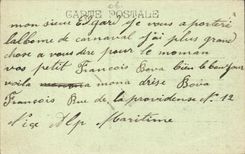 Karneval Nizza 1922 - Auf Wiedersehen des Nizza alten Mannes zur alten Brucke - CPA