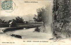 Nettes - Kaskade des Schlosses - CPA