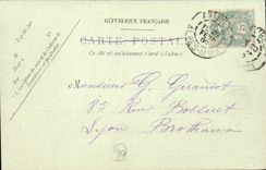 Antibes CPA the tower of the castle