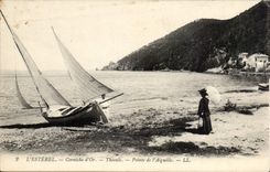 Esterel CPA Corniche des Goldes Theoule zeigt Nadel