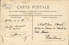 CPA Menton the Holy bridge Louis