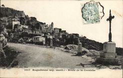 Roquebrune CPA Road of the cornice