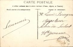 Roquebrune CPA Strasse des Gesimses