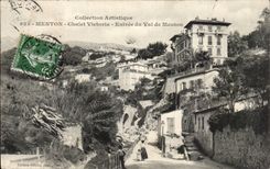 Menton - Victoria Country cottage - Entrance of the Valley of Menton - CPA
