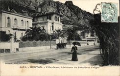 Menton - Gana Villa - Residence of President Krueger - CPA