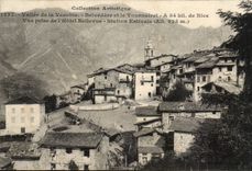 Tal von Vesubie - Veranschaulichung und Tournairet hat 54 Kilometer Nizza - gesehen vom Bellevue Hotel - CPA