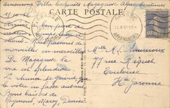 Fetthaltiges CPA die Fragonard Prachtstrasse