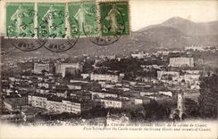 Nettes CPA gesehen vom Schloss in Richtung zu den grossen Alhugelhotels von Cimiez