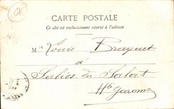 Nettes CPA Hotel vom Mittelmeer und Hotel Westminster (Automobil und Barouche)