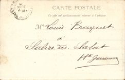 Nettes CPA stadtisches Kasino und neuer Garten