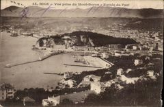 Nettes CPA gesehen vom Bor-Einfassungs-Eingang des Hafens