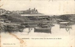 Antibes - Seen from between the Rocks of Dirtied - CPA