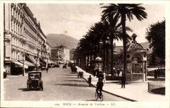 Nettes - Allee von Verdun - Fahrrad - CPA