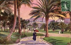 Nettes - neue Garten und das Kasino - CPA