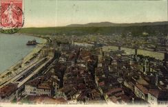 Nettes - Panorama genommen vom Schloss - CPA