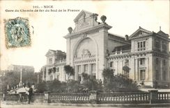 Nettes CPA parkt Eisenbahn des Sudens von Frankreich