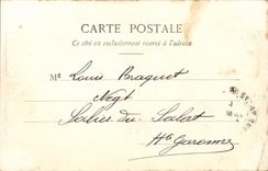 Nettes CPA parkt Eisenbahn des Sudens von Frankreich