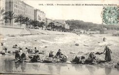 Netter CPA Weg des Sudens und Waschmaschinen des Flitters TOP