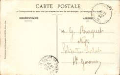 Netter CPA Weg von Englisch und Pier gehen