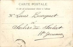 Nette CPA Kaskaden des Schlosses