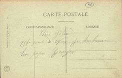 Netter CPA Weg des Schlosses Allee der Palmen