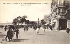 Nettes CPA eine Ecke des Wegs von Englisch hat 11 Bain Stunden der Sonne