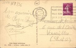 Nettes CPA die Hohle Garden Albert 1