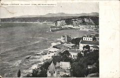 Netter CPA Eingang vom Port (gesehen von Montboron)