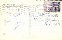 Eze MODERN CARD the old village the viaduct Mayenne Cornice and the Cape Ferrat