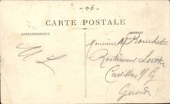 Nettes CPA die Plattform des Schlosses und des Panoramas der Stadt