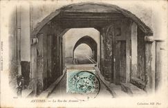 Antibes CPA the street of the Arches