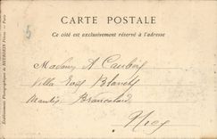 Antibes CPA the street of the Arches