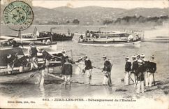 Juan Pines CPA Unloading of the squadron