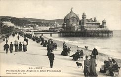 Netter CPA Weg von Englisch und Pier gehen