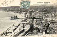 Nettes CPA gesehen vom Schloss