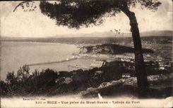 Nettes CPA gesehen vom Bor-Einfassungs-Eingang des Hafens