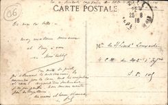 Nettes CPA gesehen vom Bor-Einfassungs-Eingang des Hafens